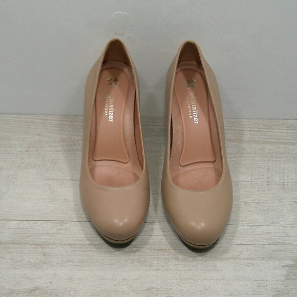 Naturalizer Michelle Light Taupe Nude Sexy Platform Pump Size 8 M - Picture 3 of 10